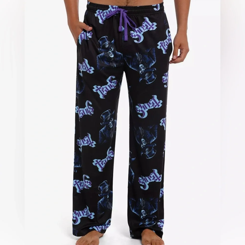 Unisex‎ Ghost Papa Perpetua Pajama Pants Hot Topic Nameless Ghouls Papa Emeritus
